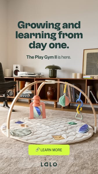 The wait is over! The all-new Play Gym II is officially here. Spark curiosity with fresh sensory toys and a redesigned mat for your little one’s biggest milestones.