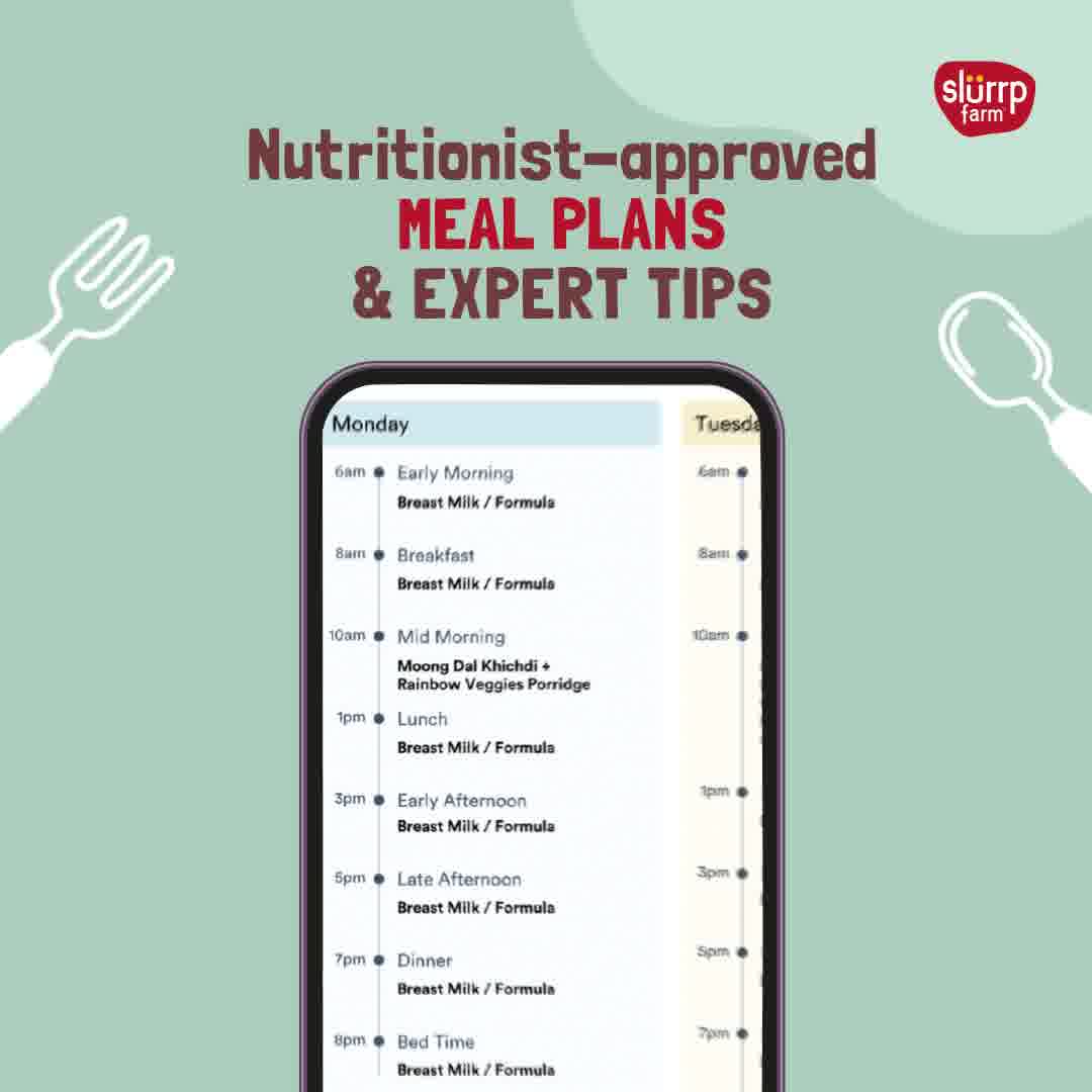 Start solids with ease — Indian recipes, meal plans, expert tips & a supportive parent community. Join now for free!💛