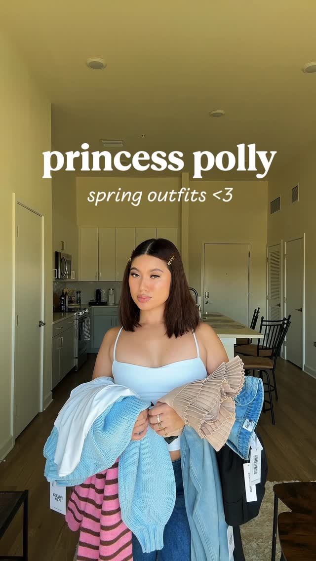 @princesspolly code GUILLANA
which spring outfit are you? girly girl outfit 1, comfy girl outfit 2 or cool girl outfit 3?