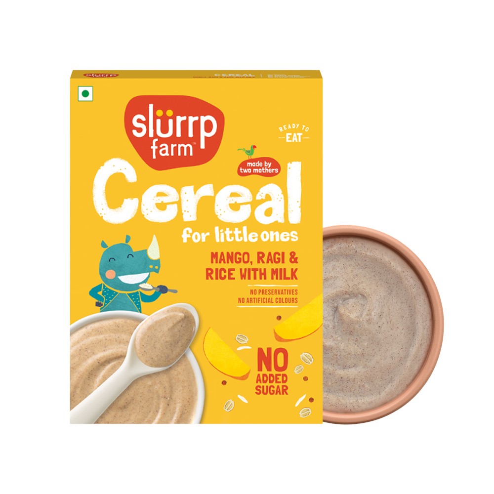 Slurrp Farm Baby Cereal Ragi, Rice & Mango - 200 g