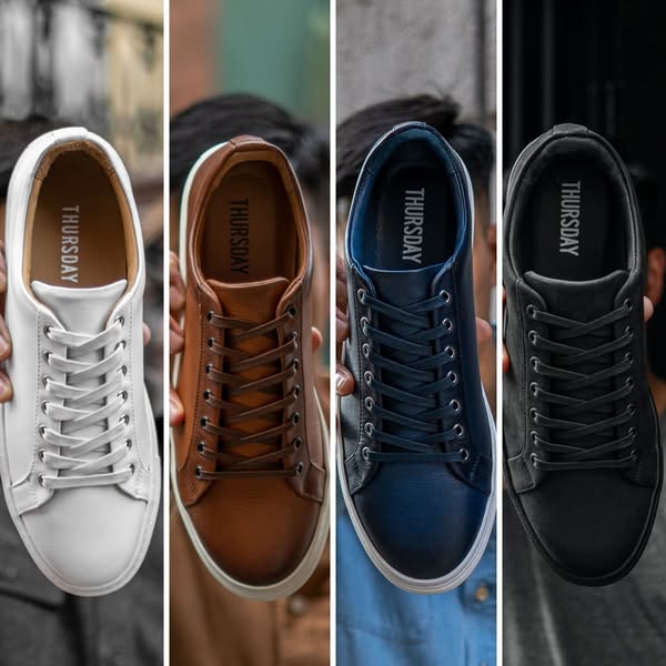 Thursday Sneakers!💯
🏆 Premium leather sneakers, built with the highest quality materials and sold at the lowest sustainable markup possible.