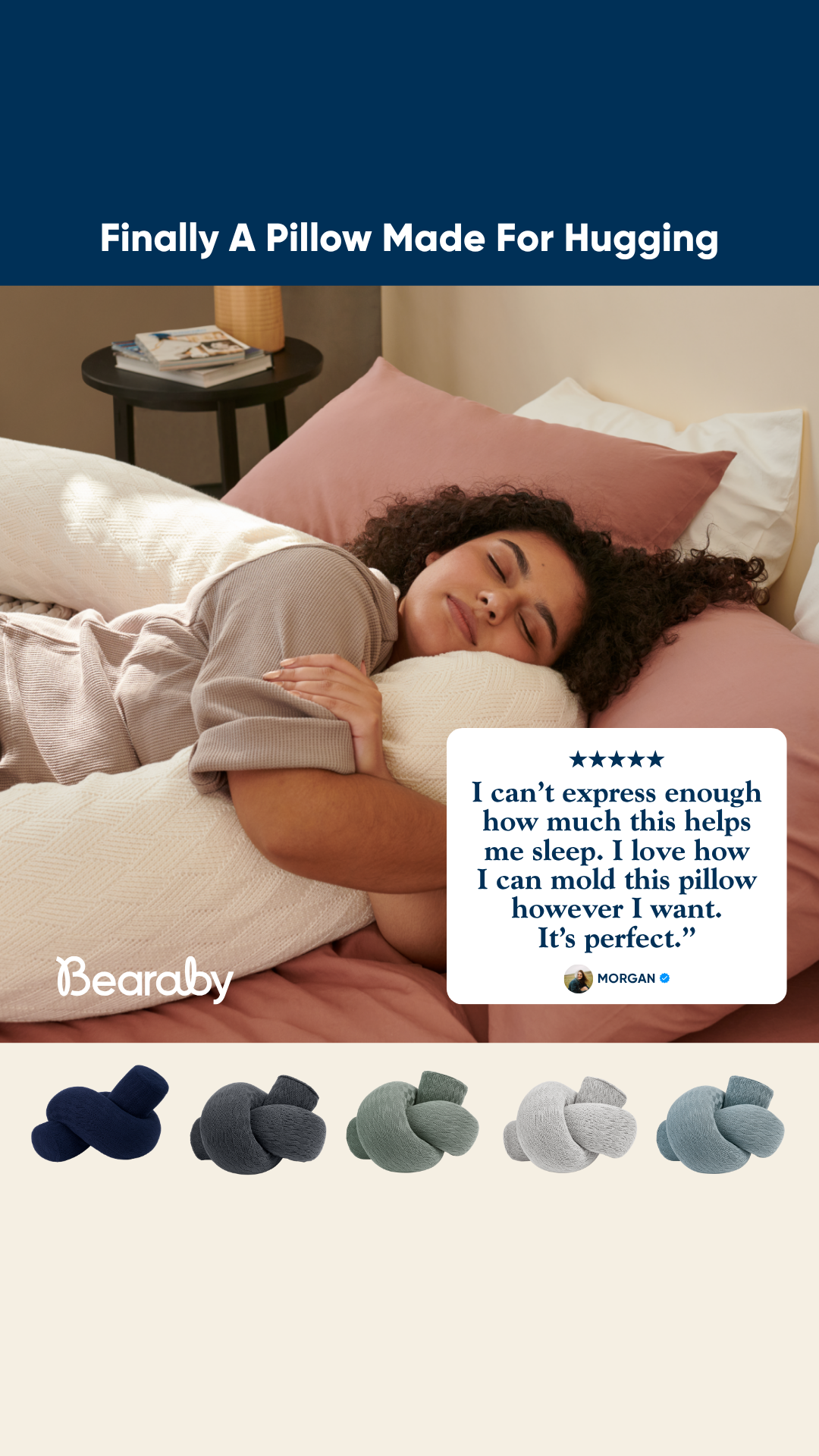 "The cuddliest body pillow" - Well + Good