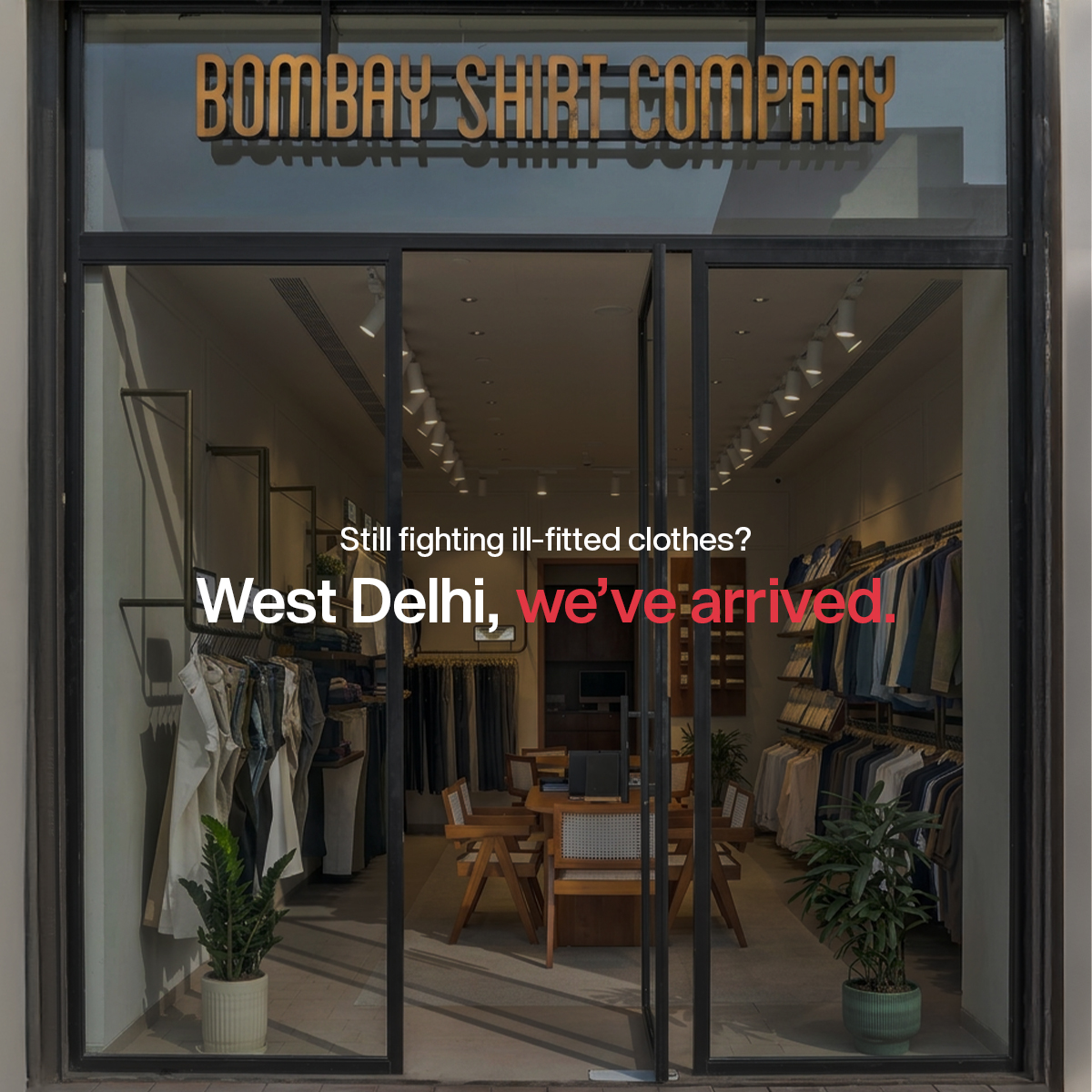 Enjoy 20% off on your in-store purchase. Discover custom tailoring, refined ready-to-wear, and everything BSC stands for at our newest location.