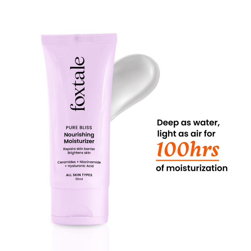 Foxtale Nourishing Ceramide Moisturizer For Barrier Repair, Hydration & Rough Skin
