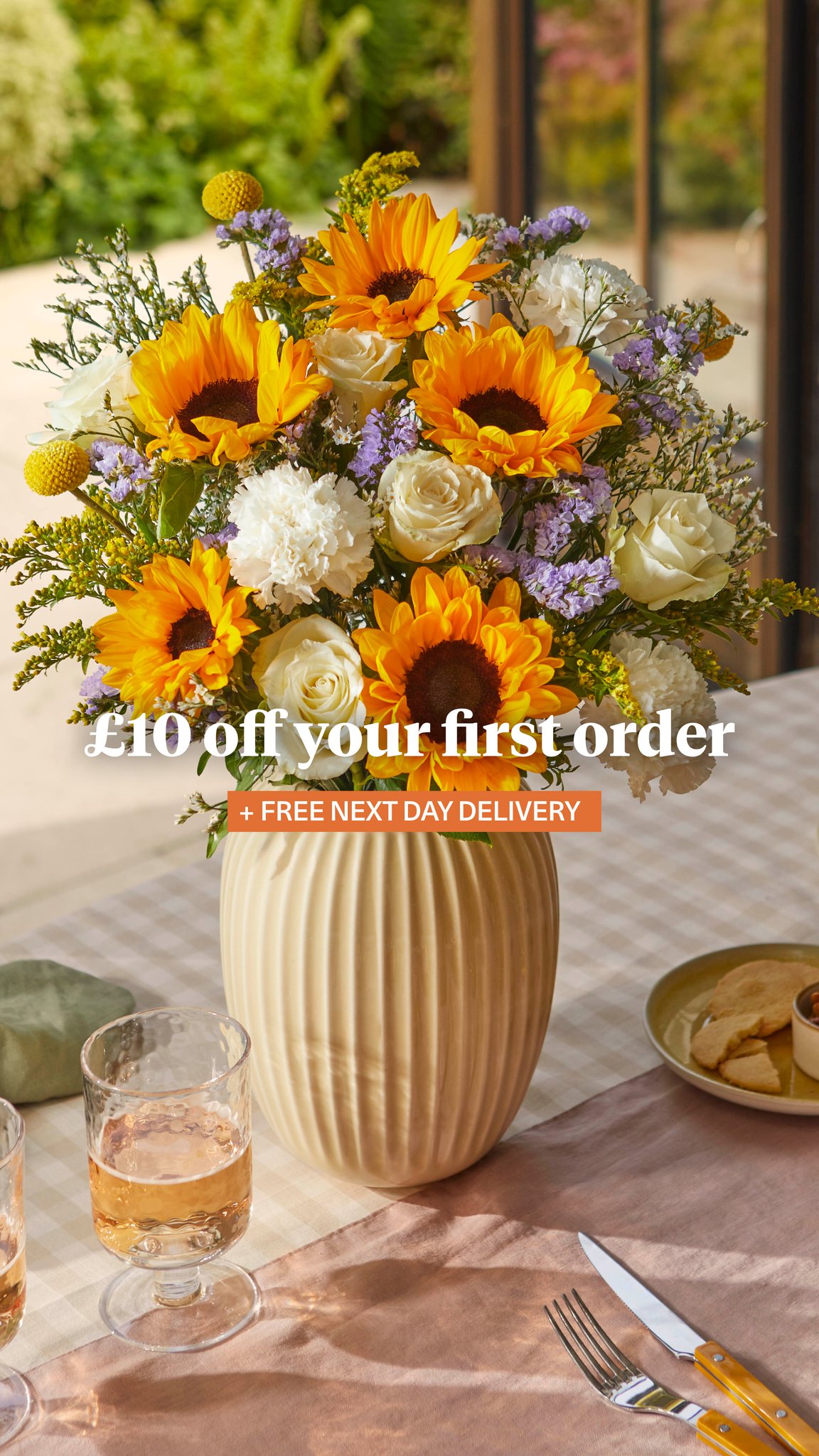 £10 off your first order
