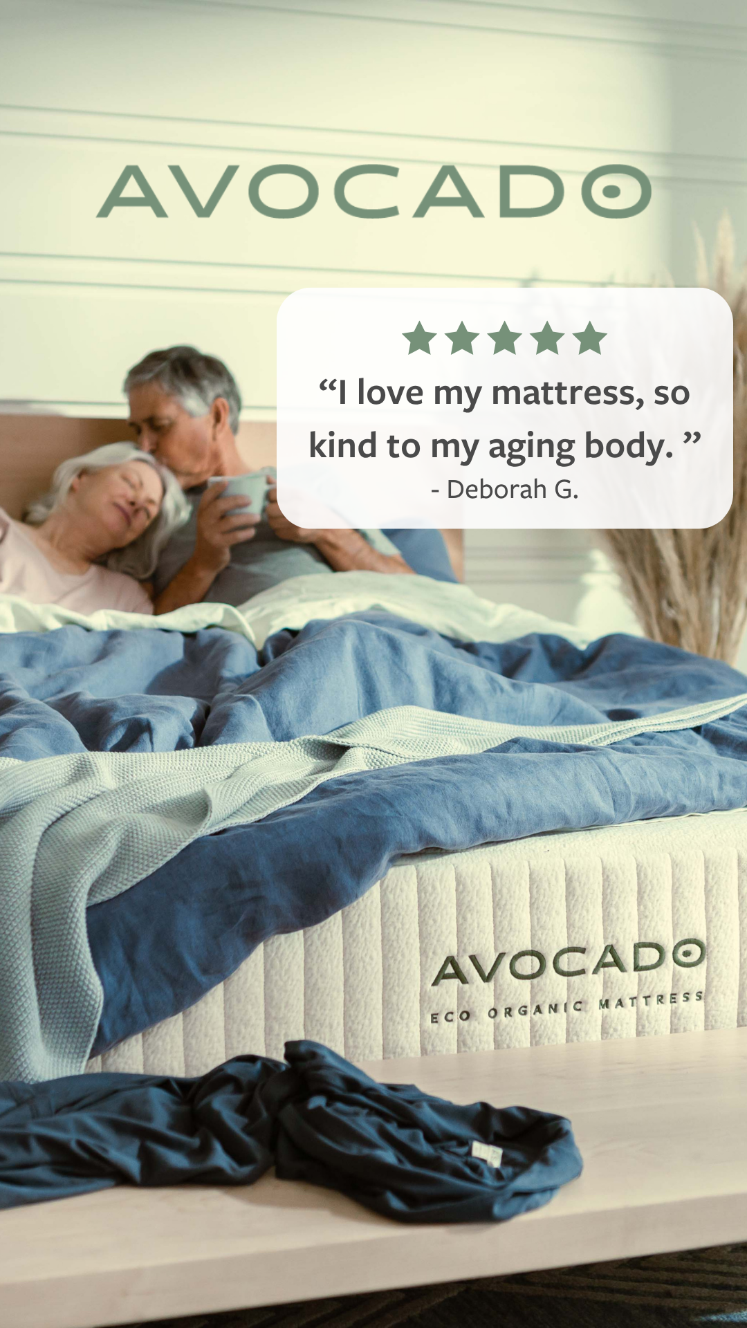 Avocado Green Mattress live Meta ad creative