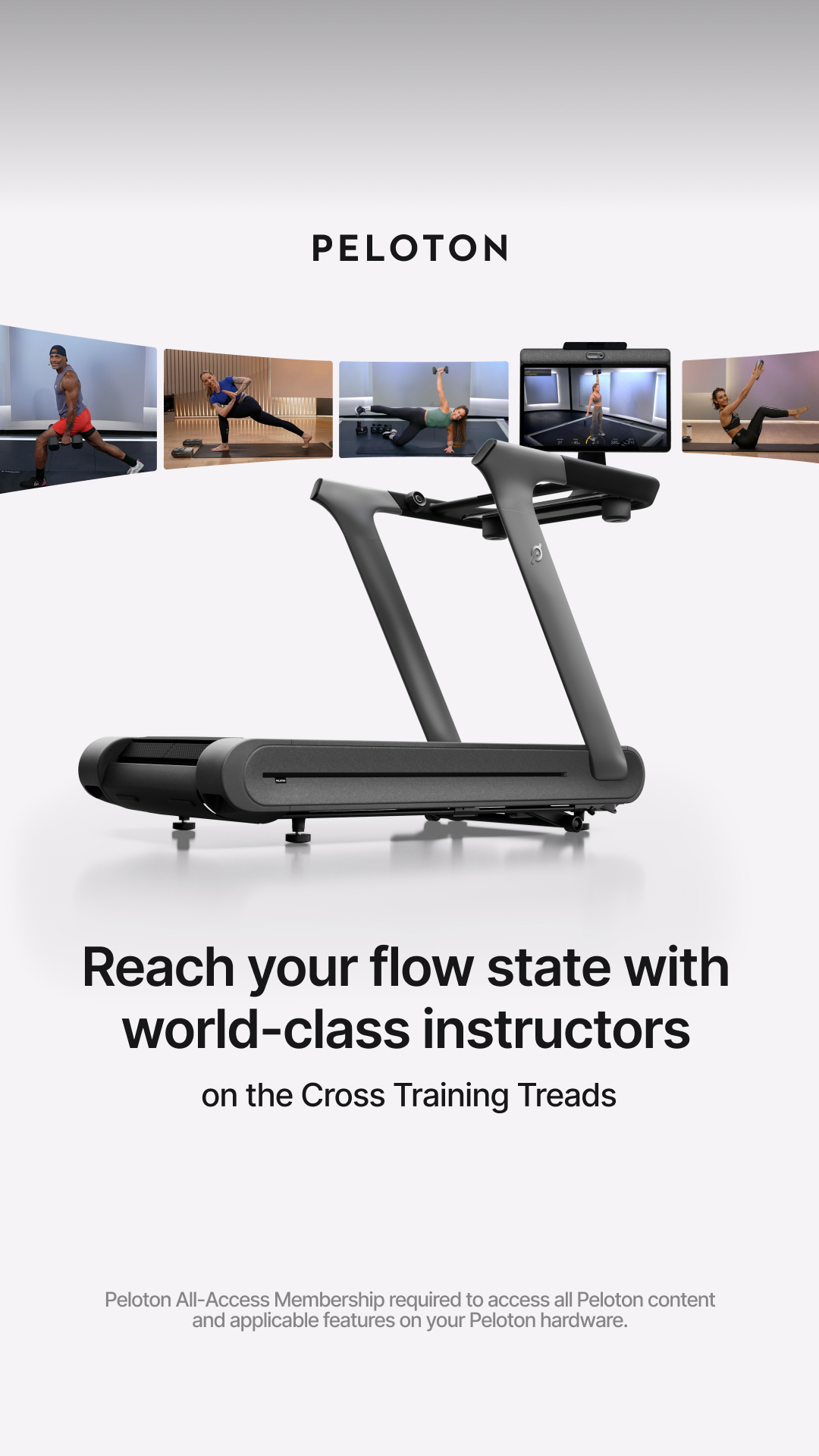 Try the Cross Training Treads for instructors that motivate in ways that move you, physically and mentally.