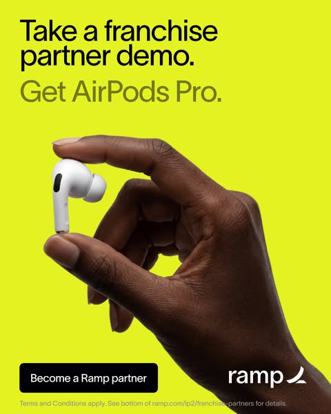 Book a Ramp Demo, Get AirPods