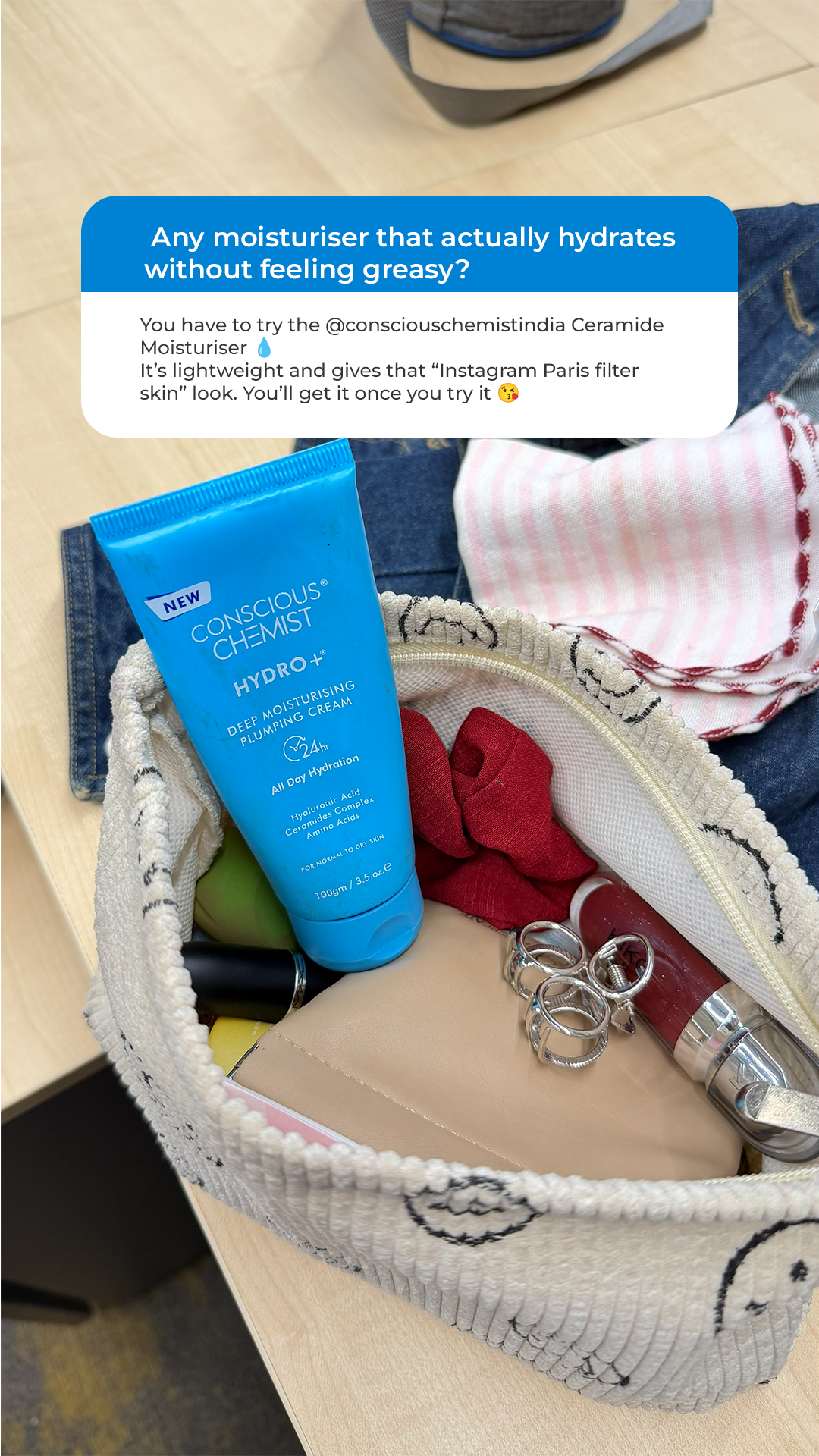 Meet your skin’s daily hydration hero 💧 The Hydro+ Moisturiser with Multi-Hyaluronic Acid & Ceramide Complex locks in 10x moisture while strengthening your barrier — all day, every day.