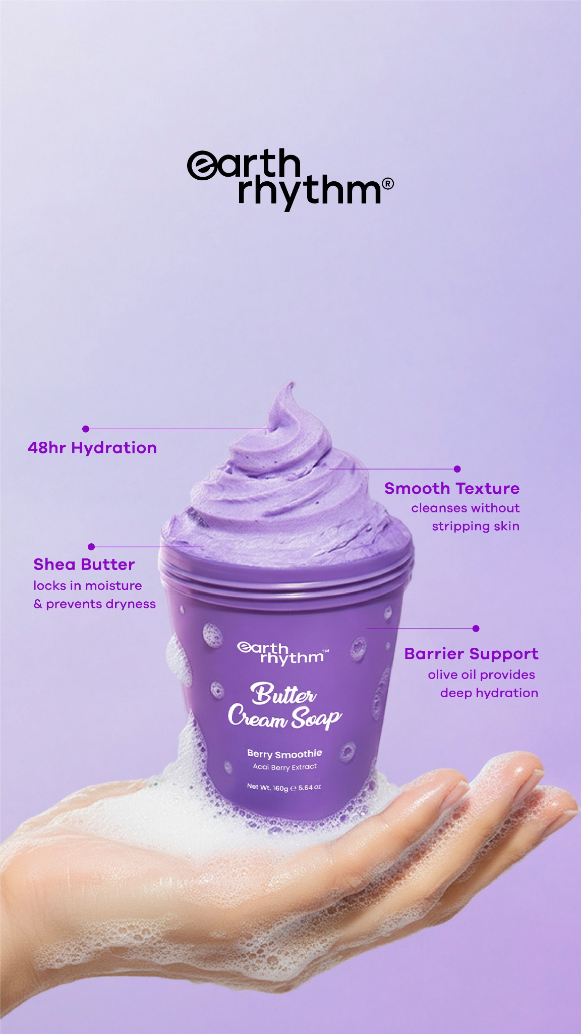 Indulge in the ultra-creamy goodness of Earth Rhythm’s Butter Cream Soap 🧈✨
Gently cleanses while nourishing your skin for a soft, buttery glow.
🛍️ Shop now on Nykaa!