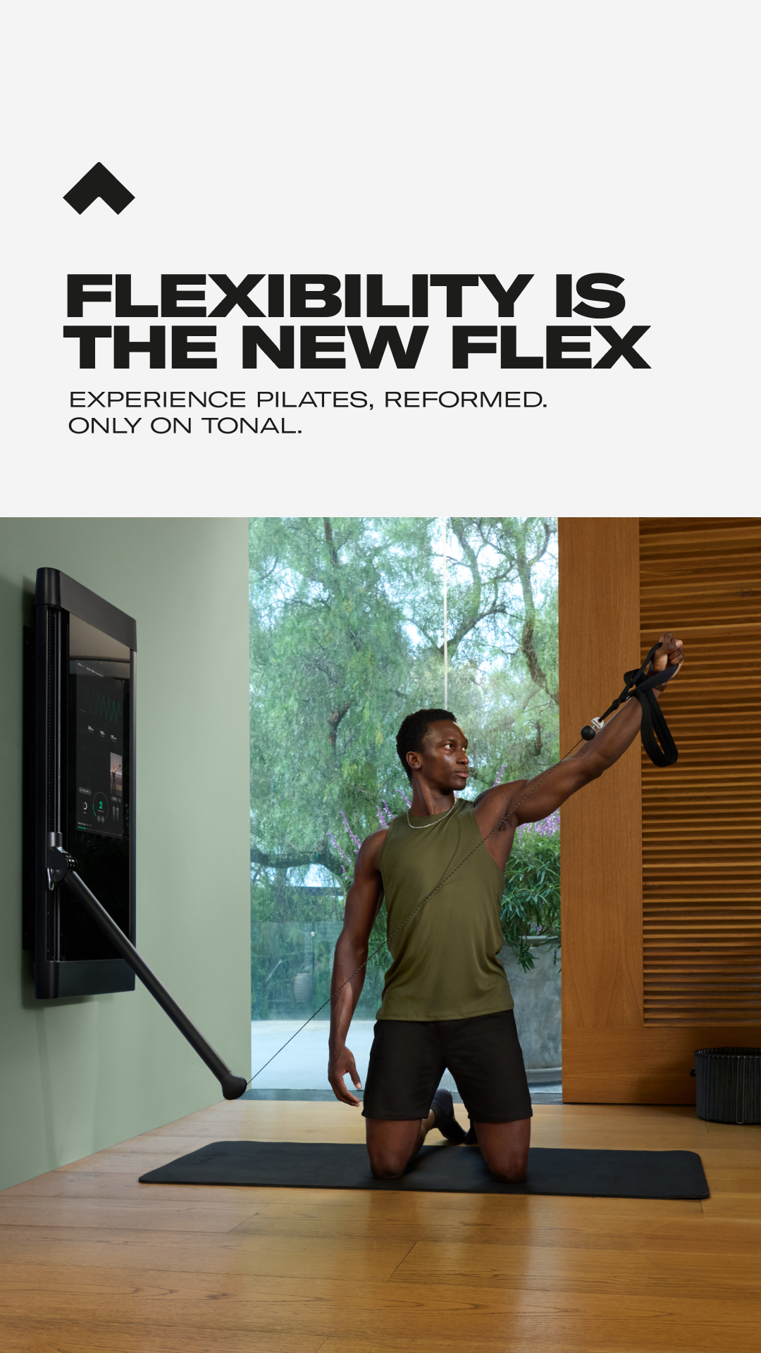 Refine your form and deepen your range of motion with expert coaching on Tonal.