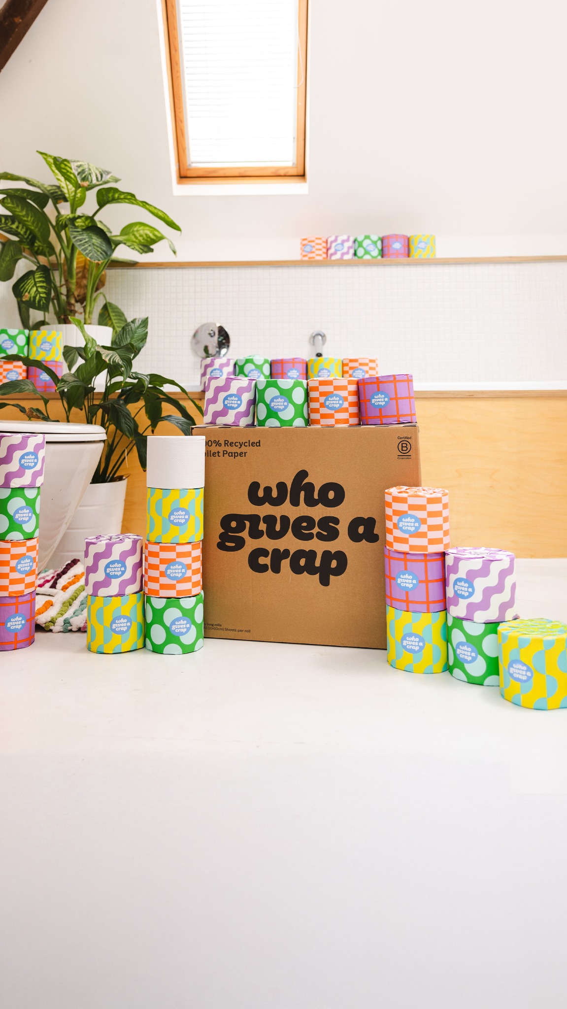 A box of loo rolls that lasts (and lasts)