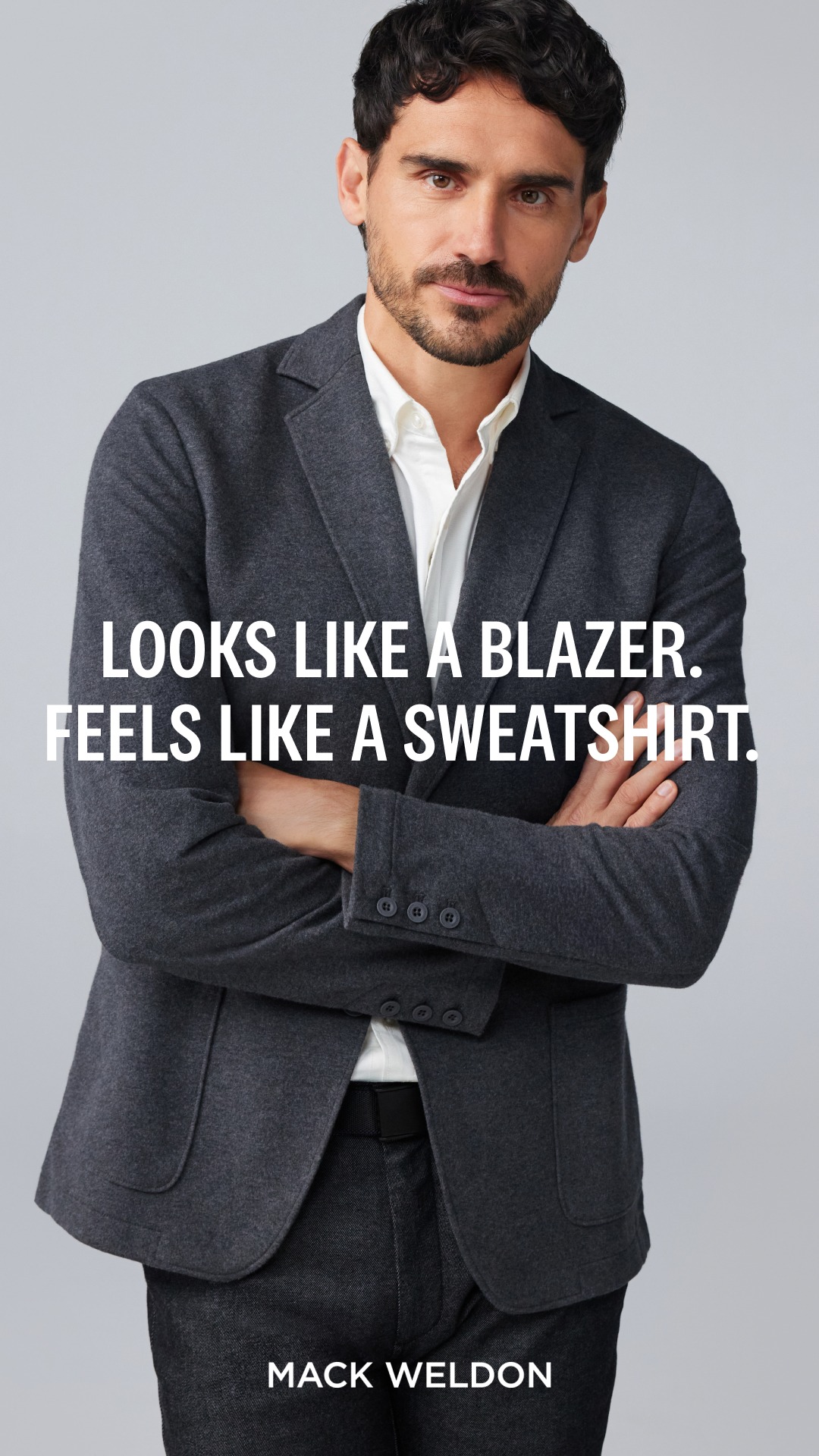 Finally, someone made a blazer that’s as soft as your favorite sweatshirt. (That someone is us.)