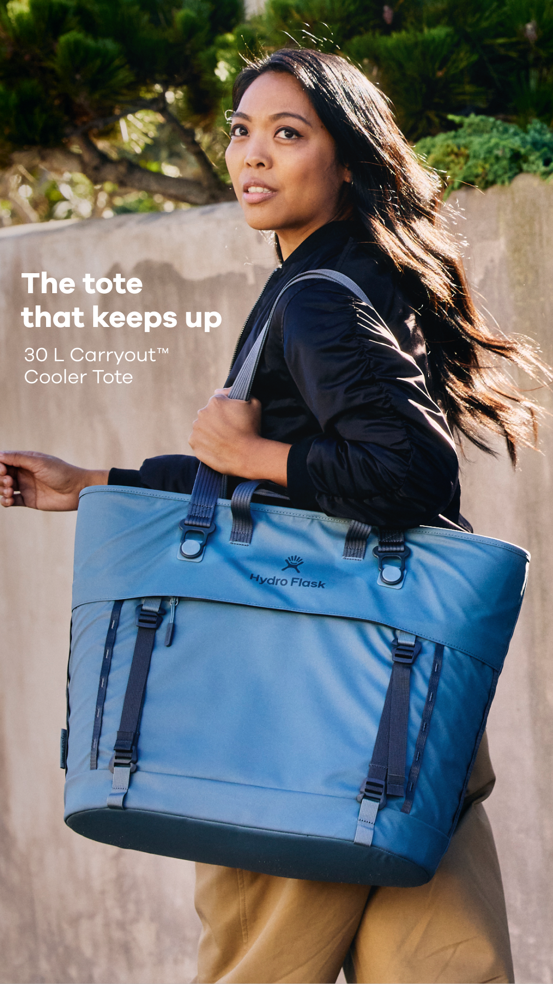 Fill it, tote it, own it. High-performance insulation, but make it slim and stylish.