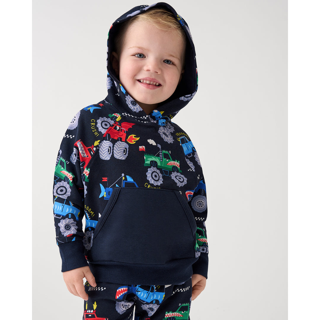 Monster Truck Madness Pullover Hoodie