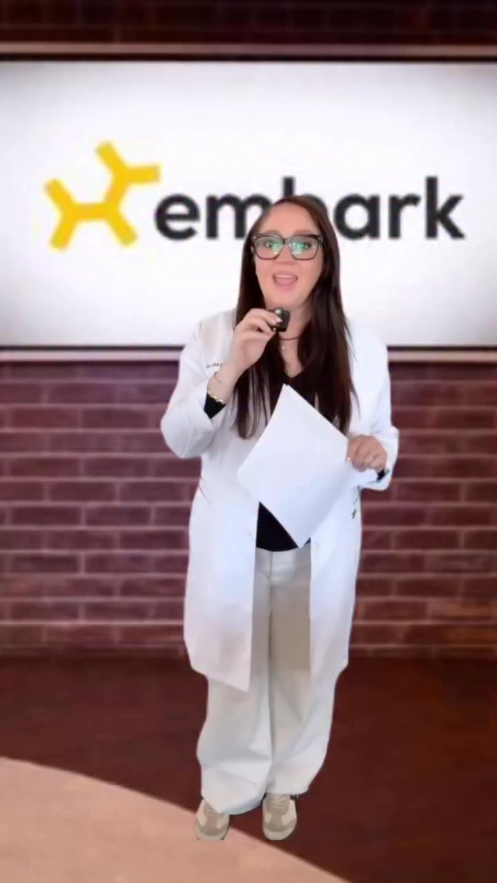 My brother swore he knew what his puppy Winnie was.
He was…  wrong.
Like Maury-level wrong.
They wanted her DNA results mostly for fun, and it delivered, but this is why I actually love the @embarkvet Breed + Health Test