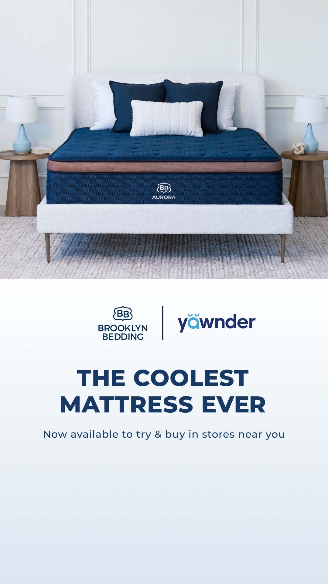 Try our award-winning Brooklyn Bedding mattresses in-store at Yawnder Mattress in Encinitas ! Visit a partner showroom near you.