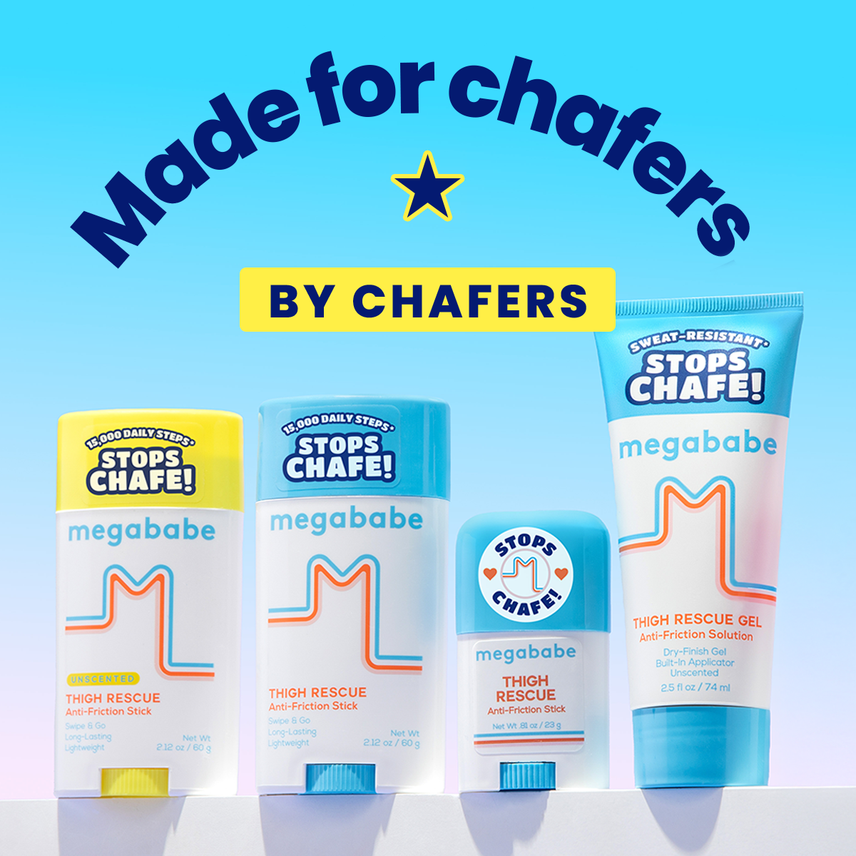 We've been there - adjusting, regretting our outfit choice, & dreading the walk home. Which is why we made an entire line of clinically-proven products to stop rubbing & irritation.