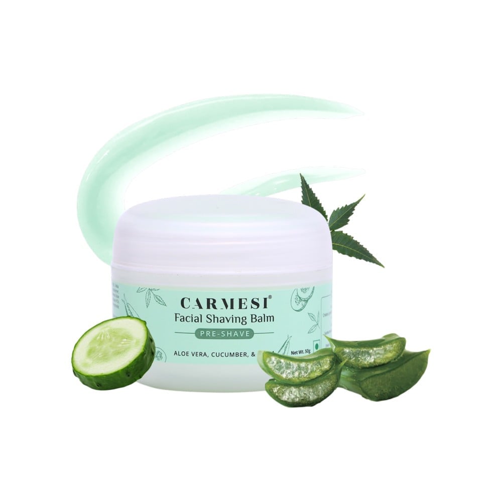 Remove facial hair easily at home with Carmesi Facial Razor.