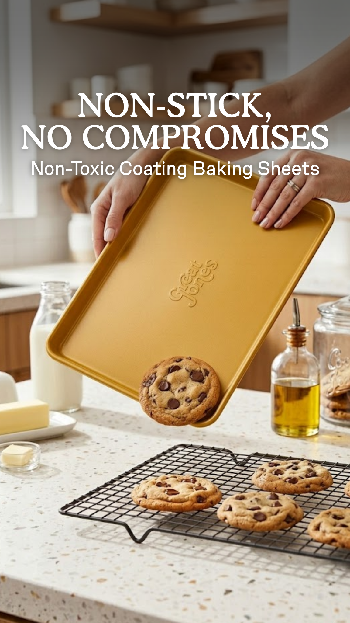 Holy Sheet is our top seller — for good reason. It’s oven-safe, dishwasher-safe, and comes in five electric colors that you can carry straight to your table. Get yours today!