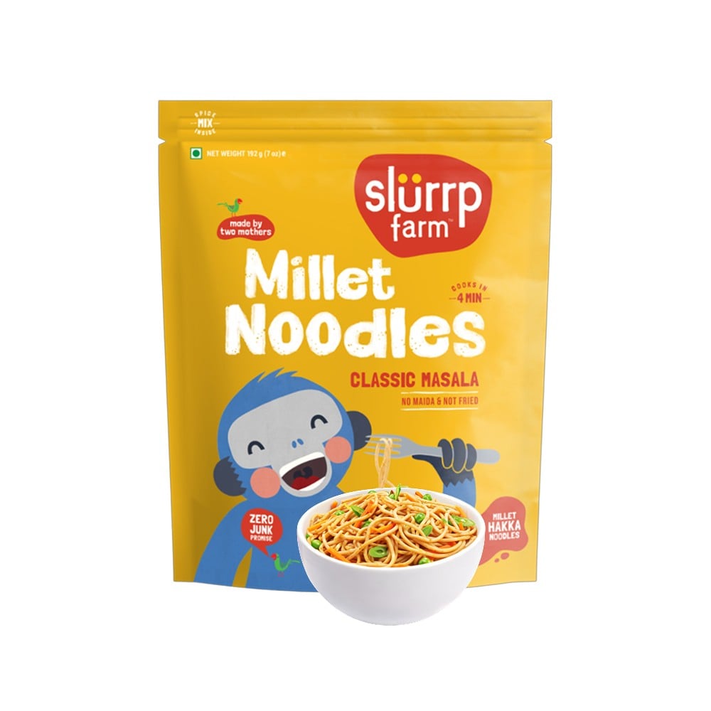😍Looking for nutritious cereals for your little one? Try Slurrp Farm’s cereals that contain the goodness of supergrains and have no added sugar, no salt and no preservatives. Available in multiple flavours!
🥣Strawberry, 