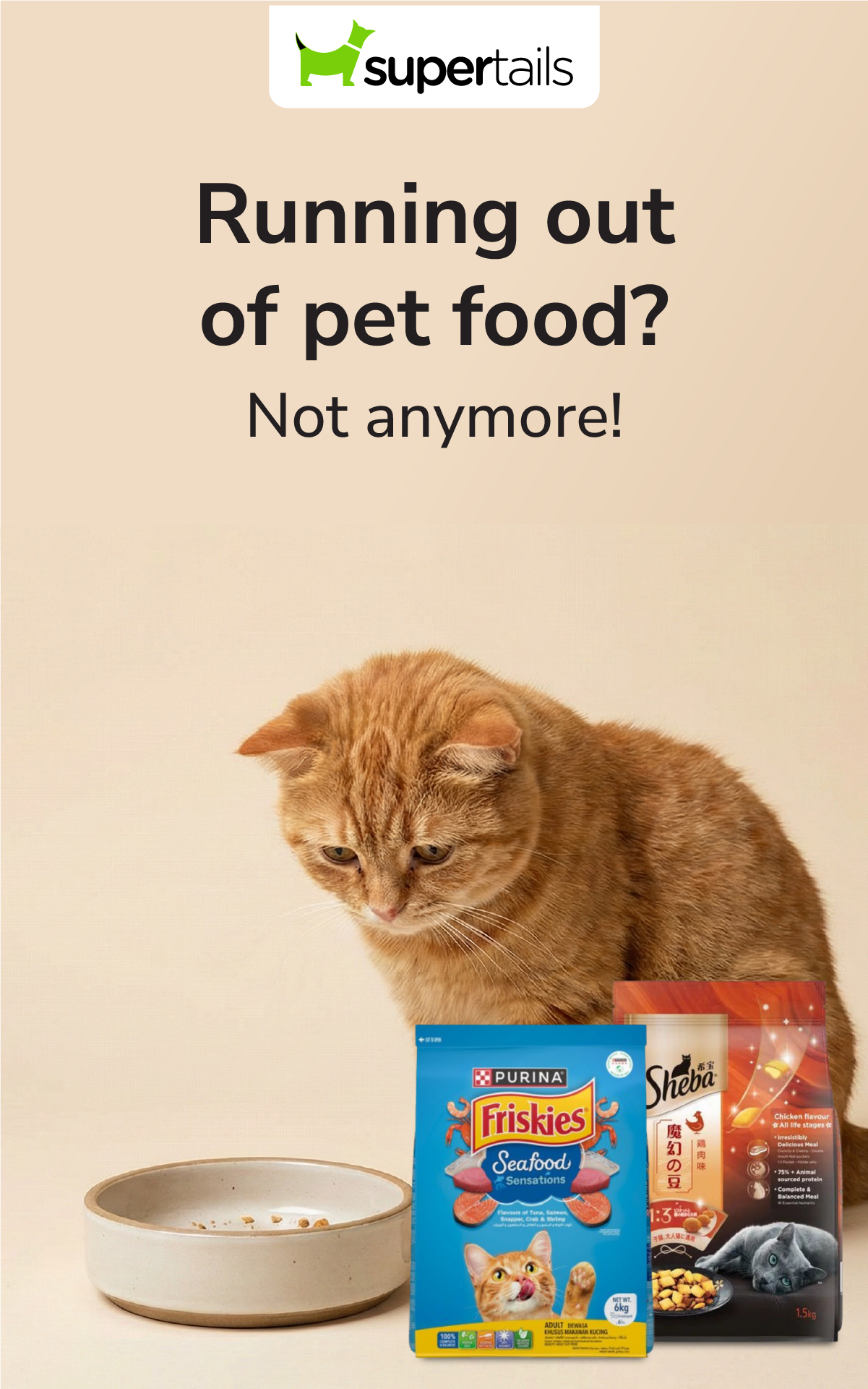 Pet care made effortless with Supertails