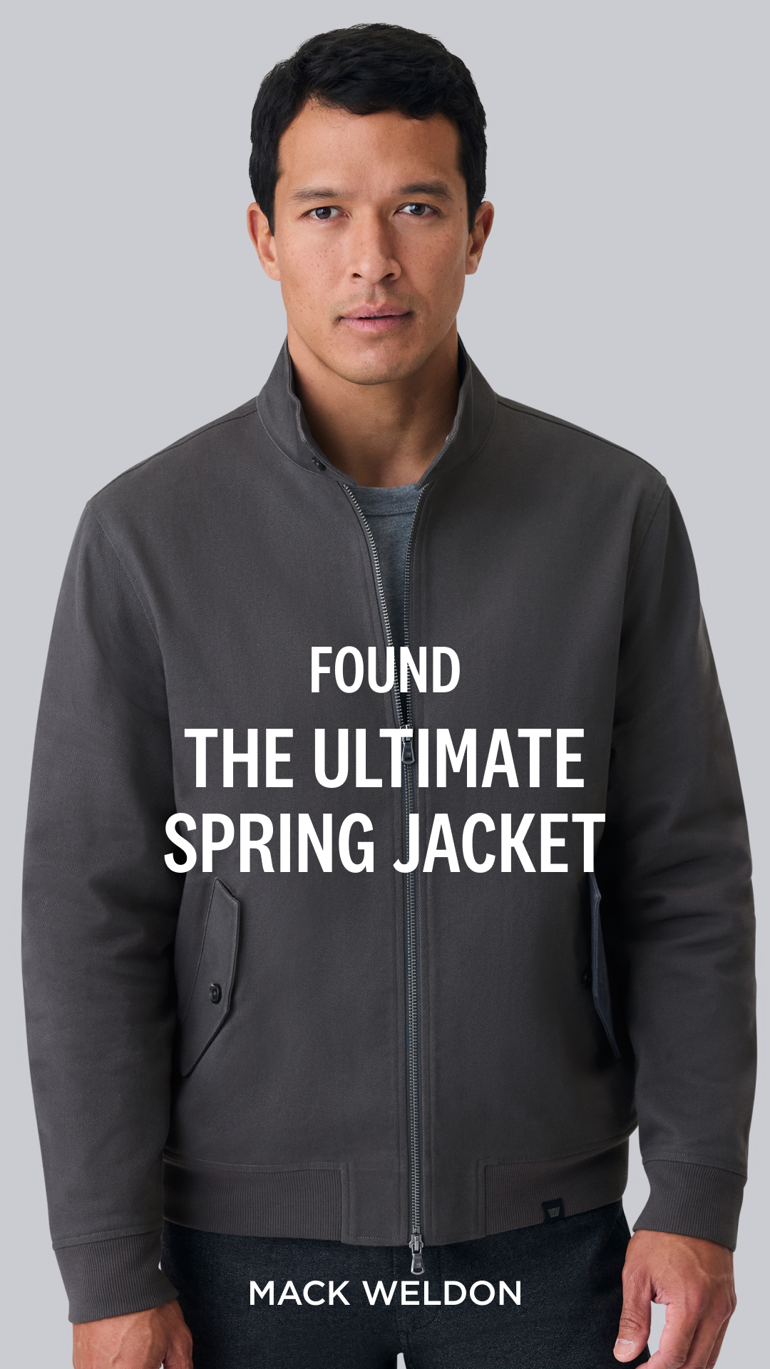 Our take on the iconic Harrington jacket is made with cotton cavalry twill and just a hint of stretch.