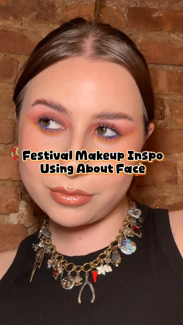 Festival makeup inspo using @aboutfacebeauty Matte Fluid Eye Paints
Best formula for long lasting vibrant colors, I’ve been obsessed with these for forever! Get them online or at @ultabeauty 

Shades:
Vintage Granada 
Ma