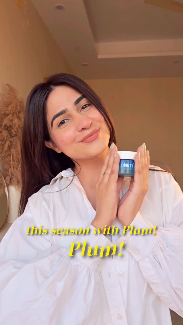 Dewy skin > dry winter days! Switching to a lighter and smarter moisturiser with @plumgoodness and my skin is thriving 💜
The 2% Niacinamide and Rice Water Gel Moisturiser keeps my skin fresh, hydrated and bright without 