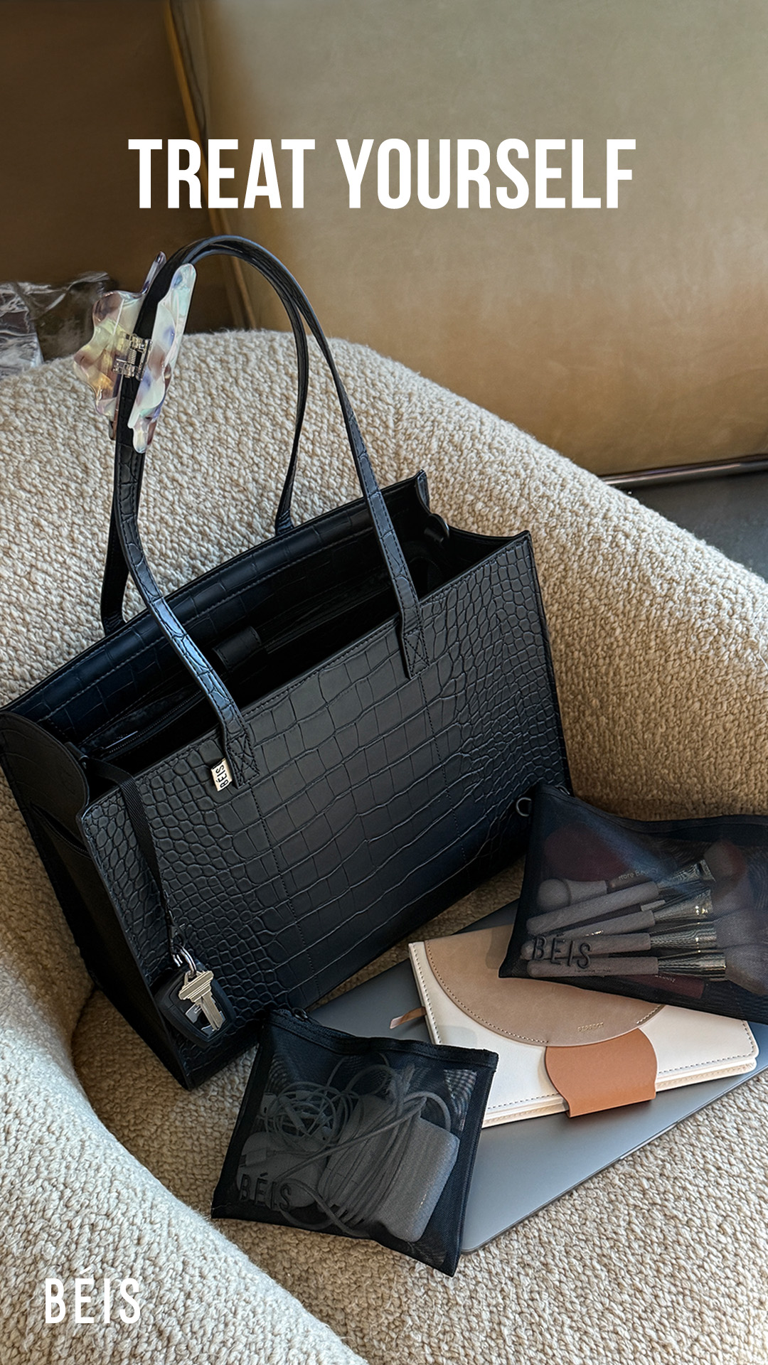Time for some self love. Treat yourself this holiday season with our bestselling Work Tote.