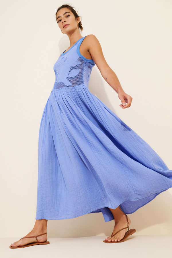 Pearl Floral Maxi Dress