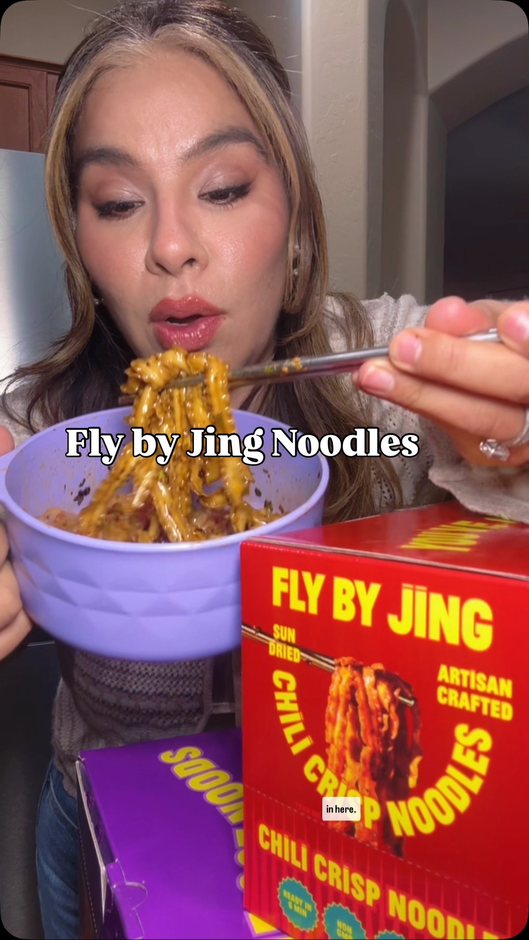 Fly by Jing noodles are flavorful and protein packed @flybyjing #flybyjing #noodles #instantnoodles #food #fyp