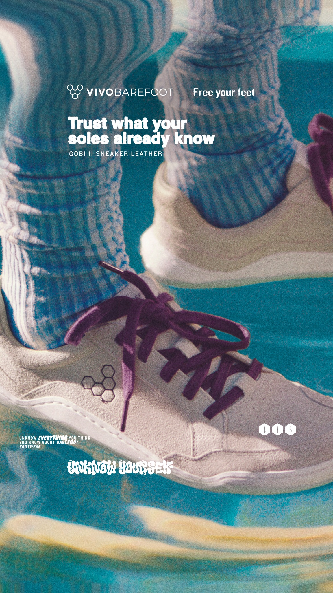 When you free your feet your mind follows. Unknow your everyday movement with our everyday sneaker.