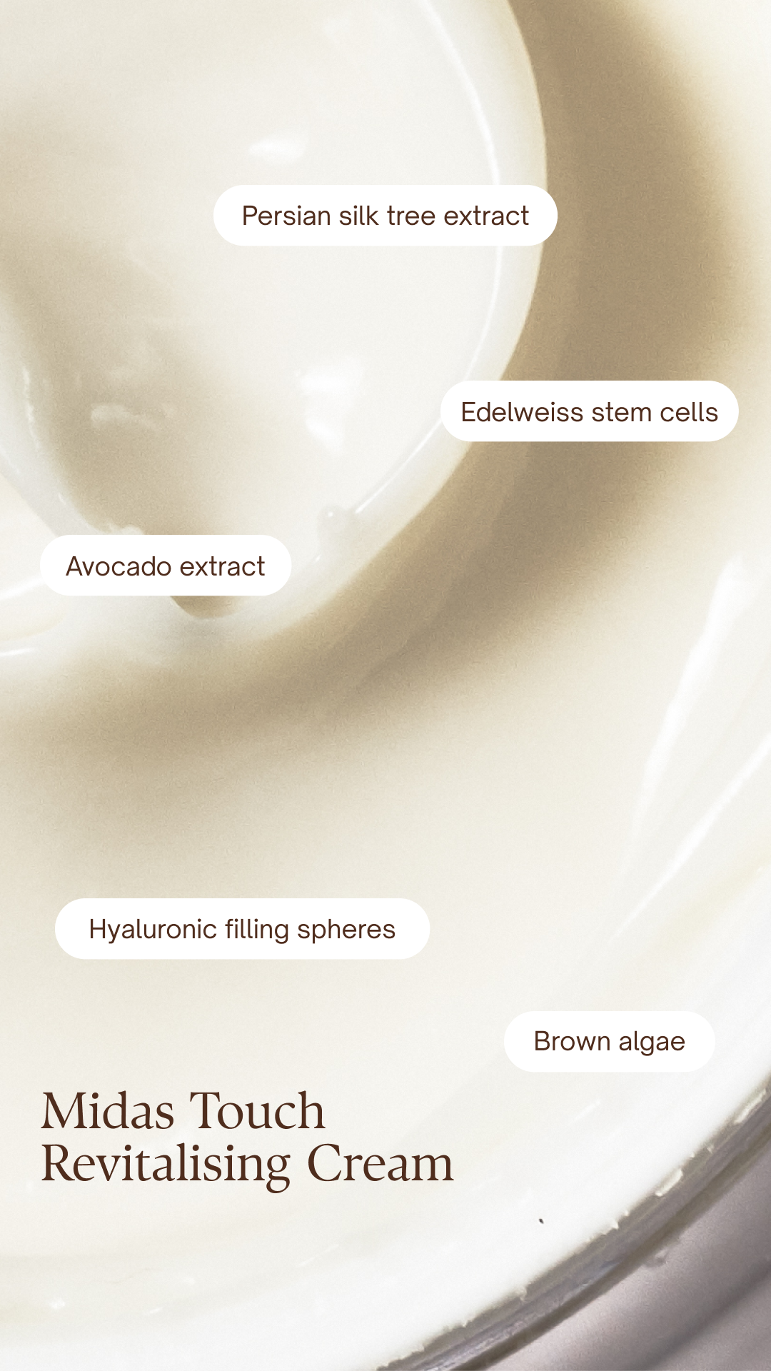 Five Ingredients. One Extraordinary Cream.