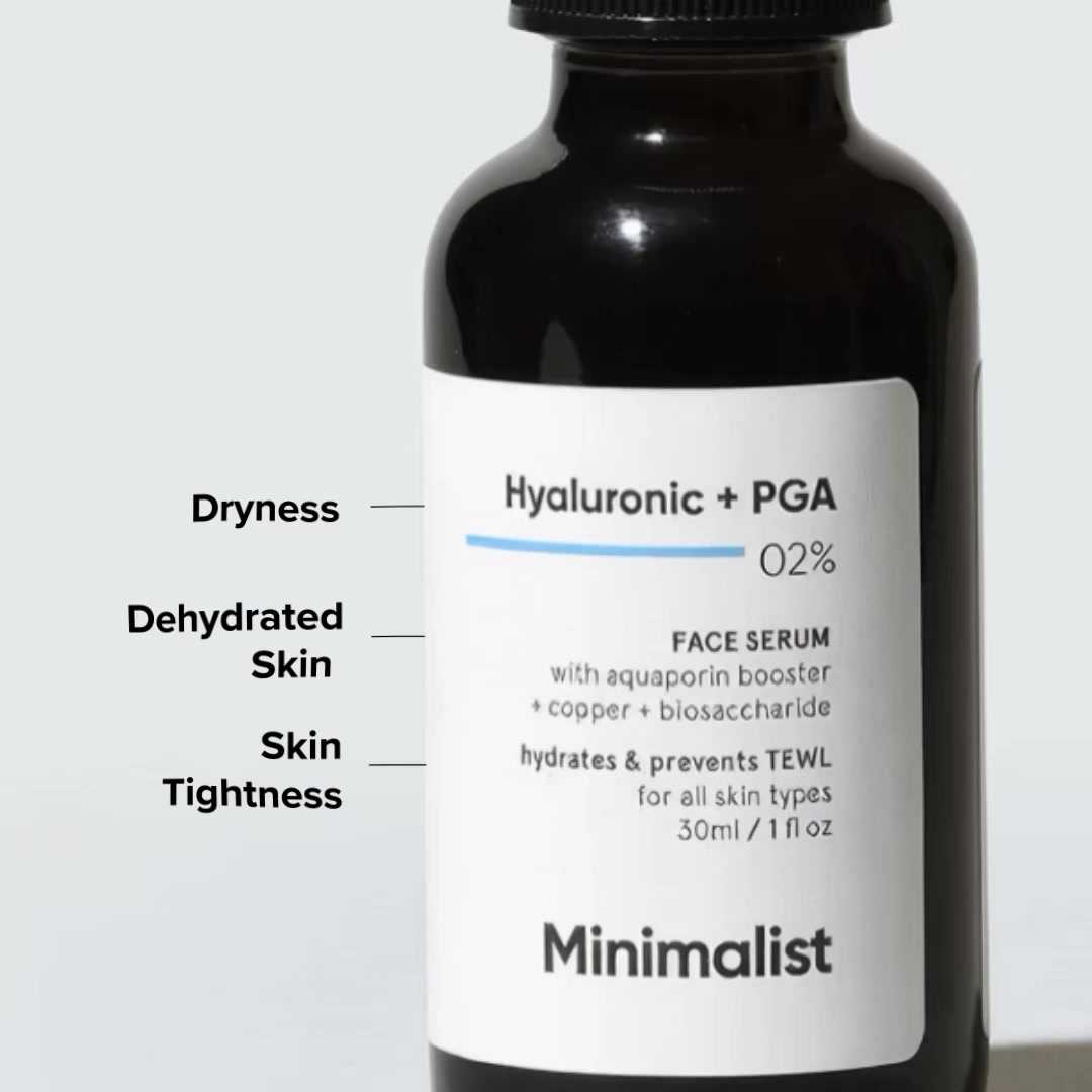 Hydrate Dry Skin 4x Better with Minimalist’s PGA Serum