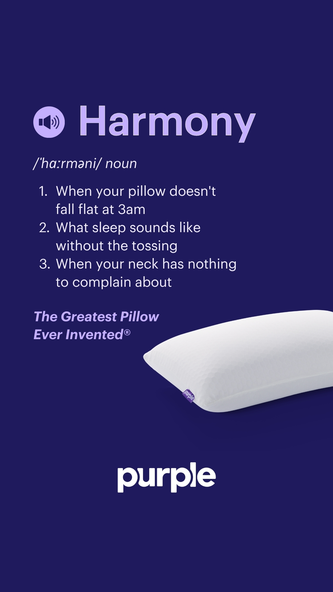 Meet the Harmony Pillow.​