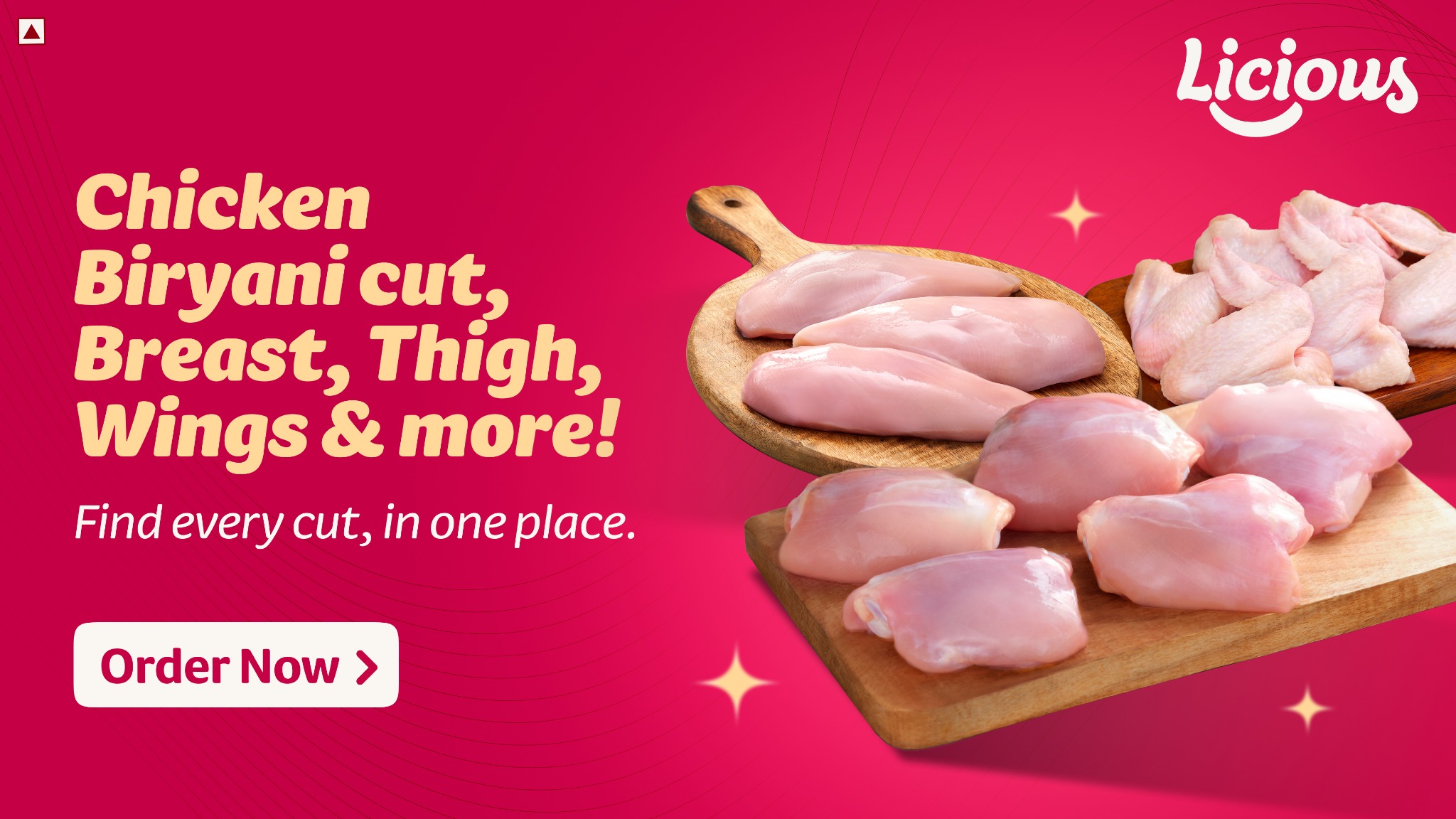 Breast, Thighs, Wings – All Fresh