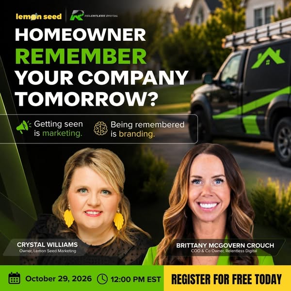 Why Homeowners Pick Your Competitor