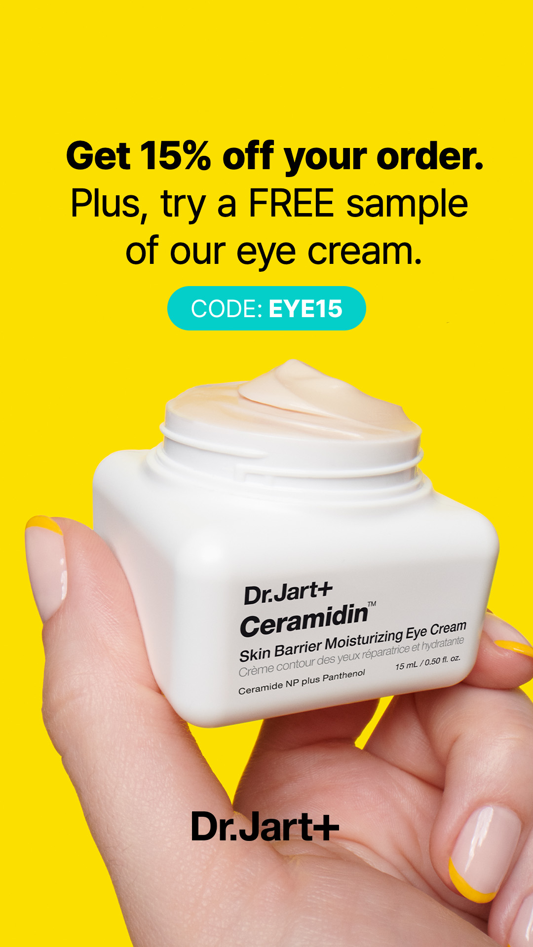 15% off + FREE Sample