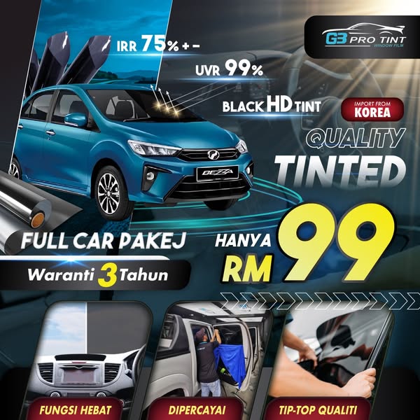 Full Car Tinted Hanya 𝗥𝗠𝟵𝟵 je‼️