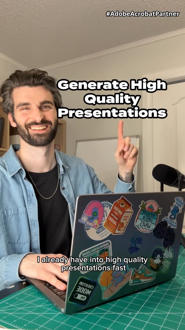 It’s presentation season!

I’m using Generate Presentation in @adobeacrobat Studio to prep all the materials I need for upcoming presentations and briefings without starting from scratch every time.

I can drop in the fi