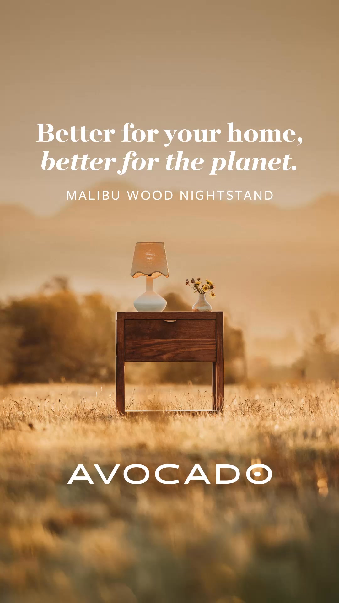 Uncompromising design starts with real materials. The Malibu Wood Nightstand is built from solid maple or walnut with matte-gold handles that instantly elevate your space.