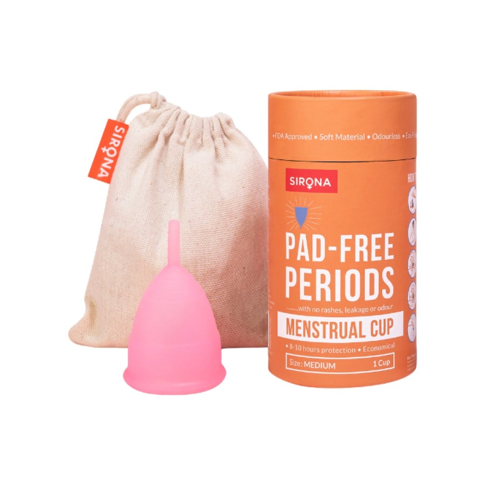 4 Million+ users trust Sirona Menstrual Cup, here's why?👇🏻

* Smooth, pain-free insertion & effortless removal 💫
* Safe, comfortable internal use 🛡️
* 100% medical-grade, toxin-free silicone 🌿
* Long-lasting protection —