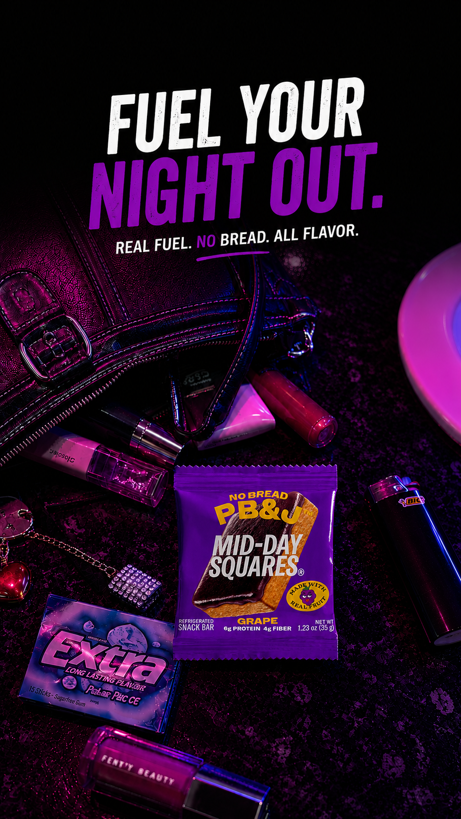 💪 NEW PB&J Flavor | Mid-Day Squares