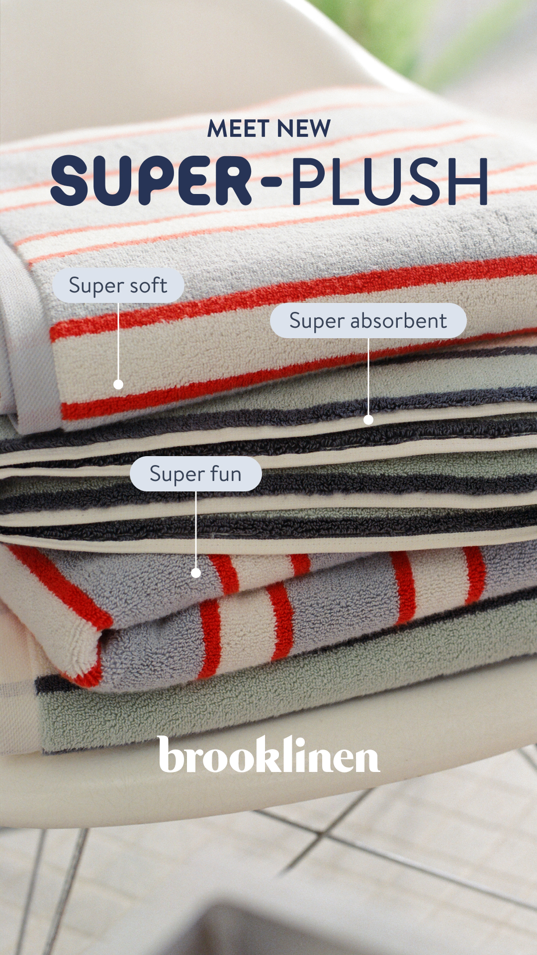 Meet our exclusive new Super-Plush 2.0: plusher, more absorbent, and premium 100% Aegean Turkish Cotton that’s so soft you’ll feel like you never left the spa.