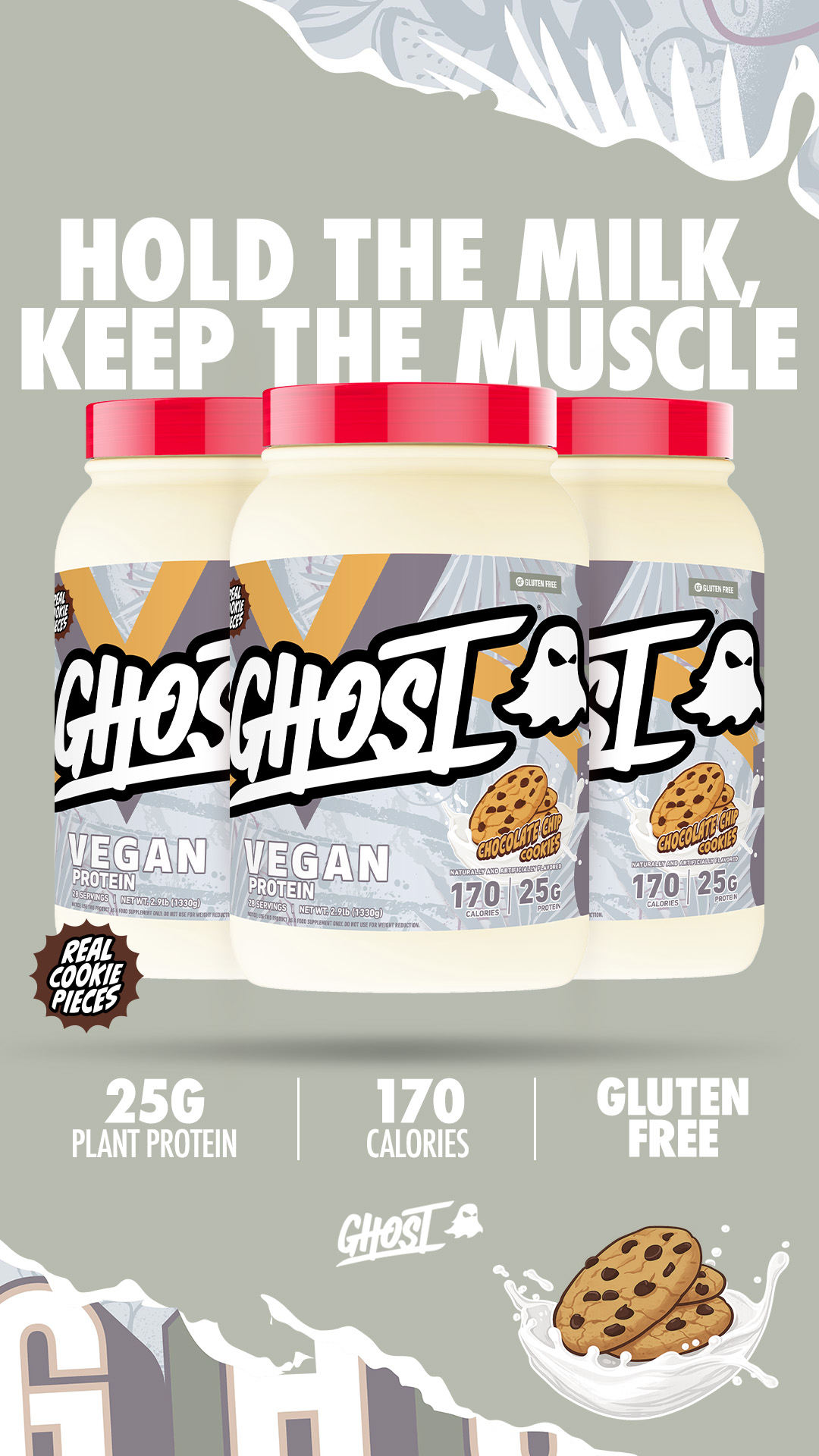 GHOST® VEGAN "CHOCOLATE CHIP COOKIES"