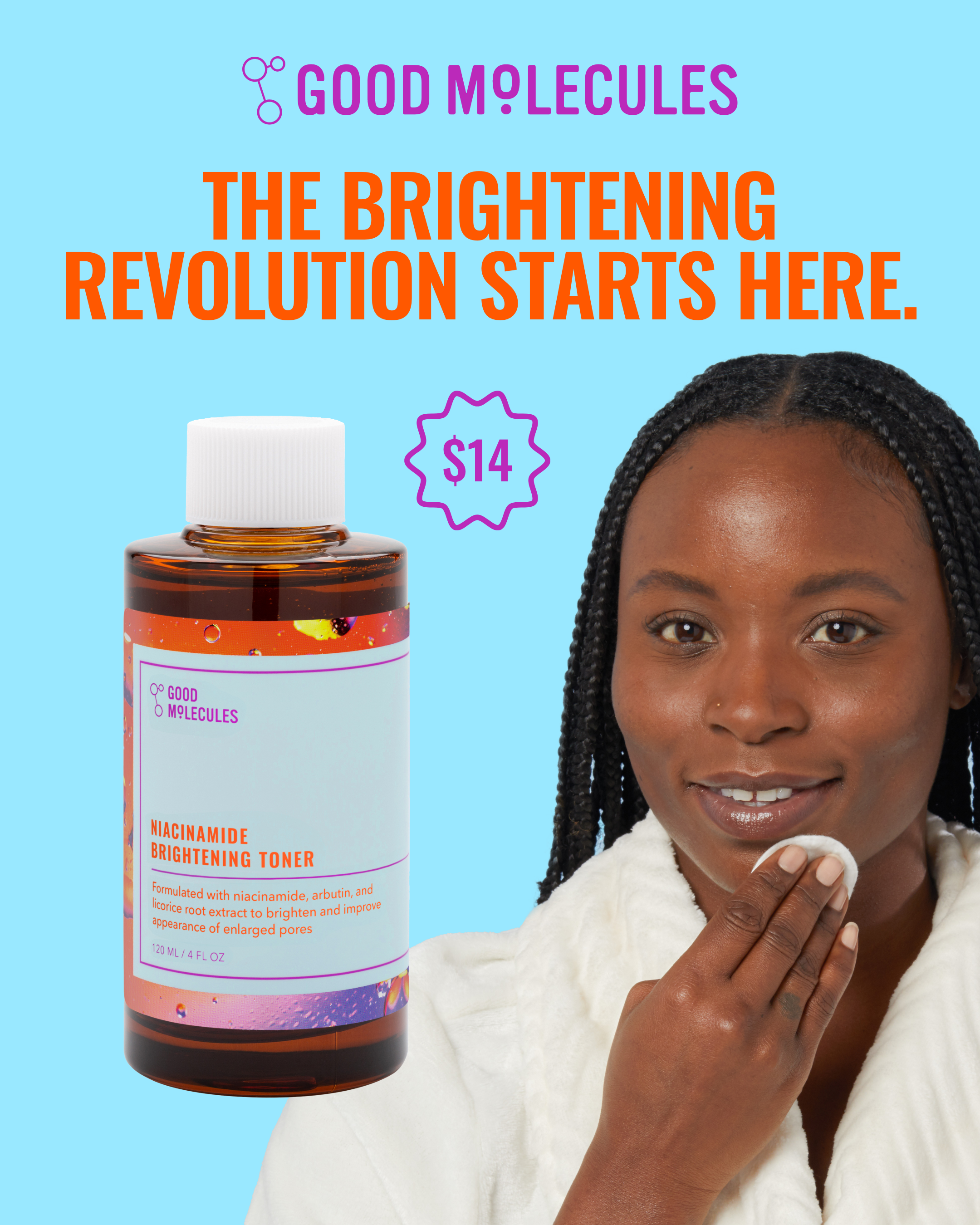 Good Molecules Niacinamide Brightening Toner