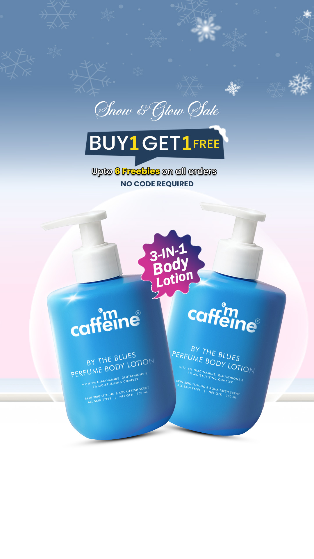 ✨⏰It’s time for -  Buy 1 Get 1 FREE!!🤩
Stock-up your essentials before they run out! It’s TWO products at the price of ONE! Yes, you heard that right 😮
✅ Buy 1 Get 1 FREE
✅ Extra 5% off on prepaid orders
✅ Ships within 2