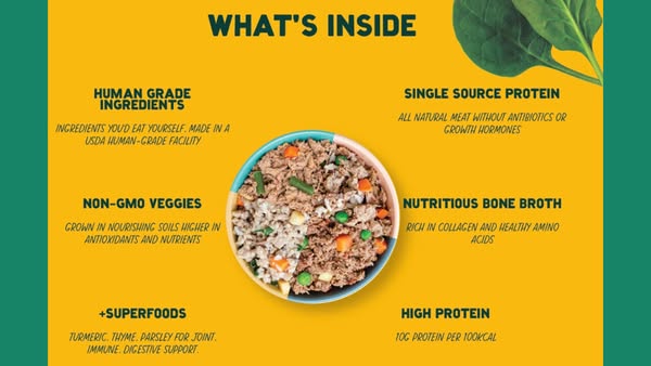 Real food isn't just for people.