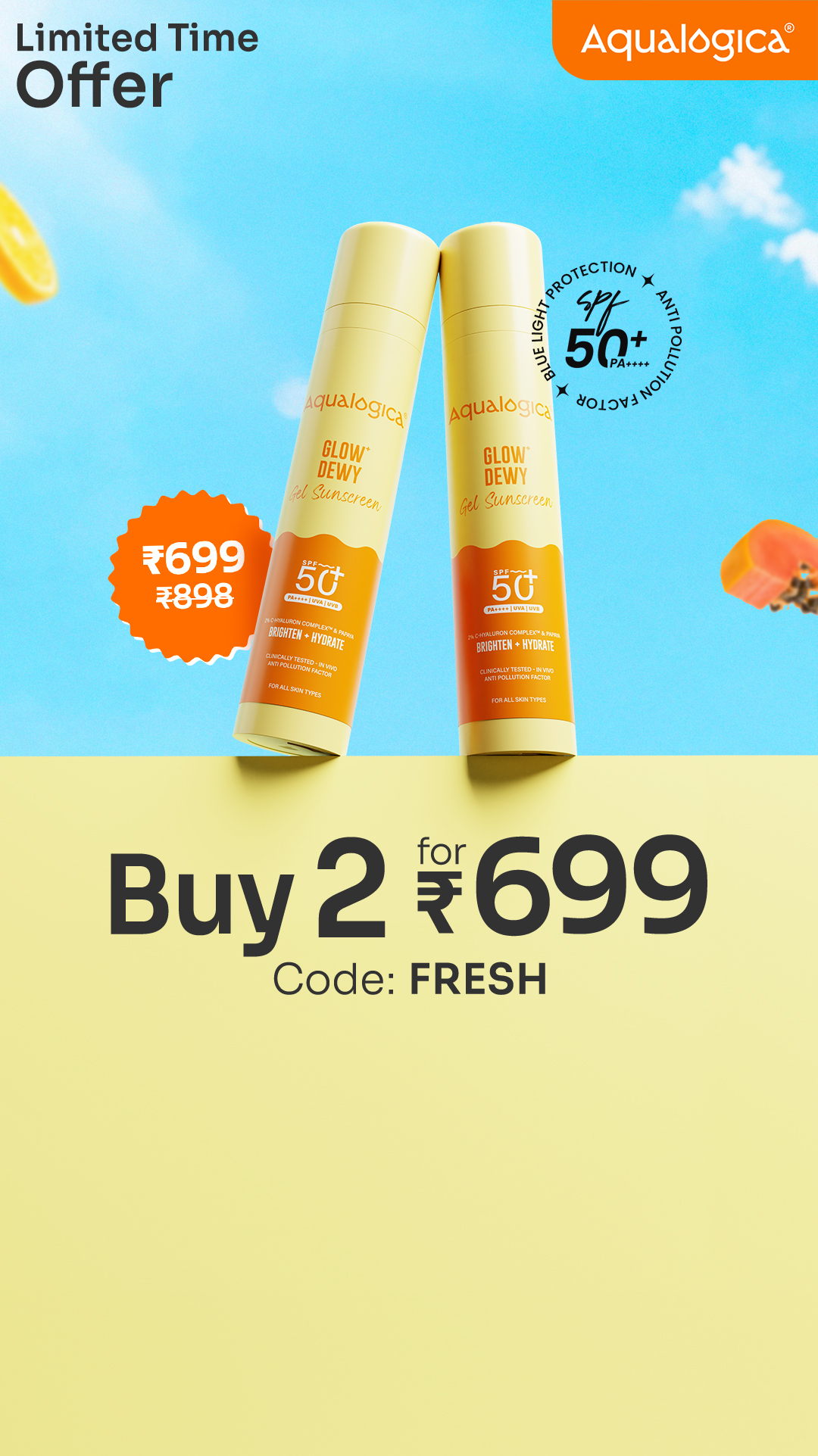 Go big on your sun care ☀️